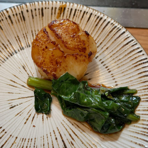 えびせん　ほたてバター完成